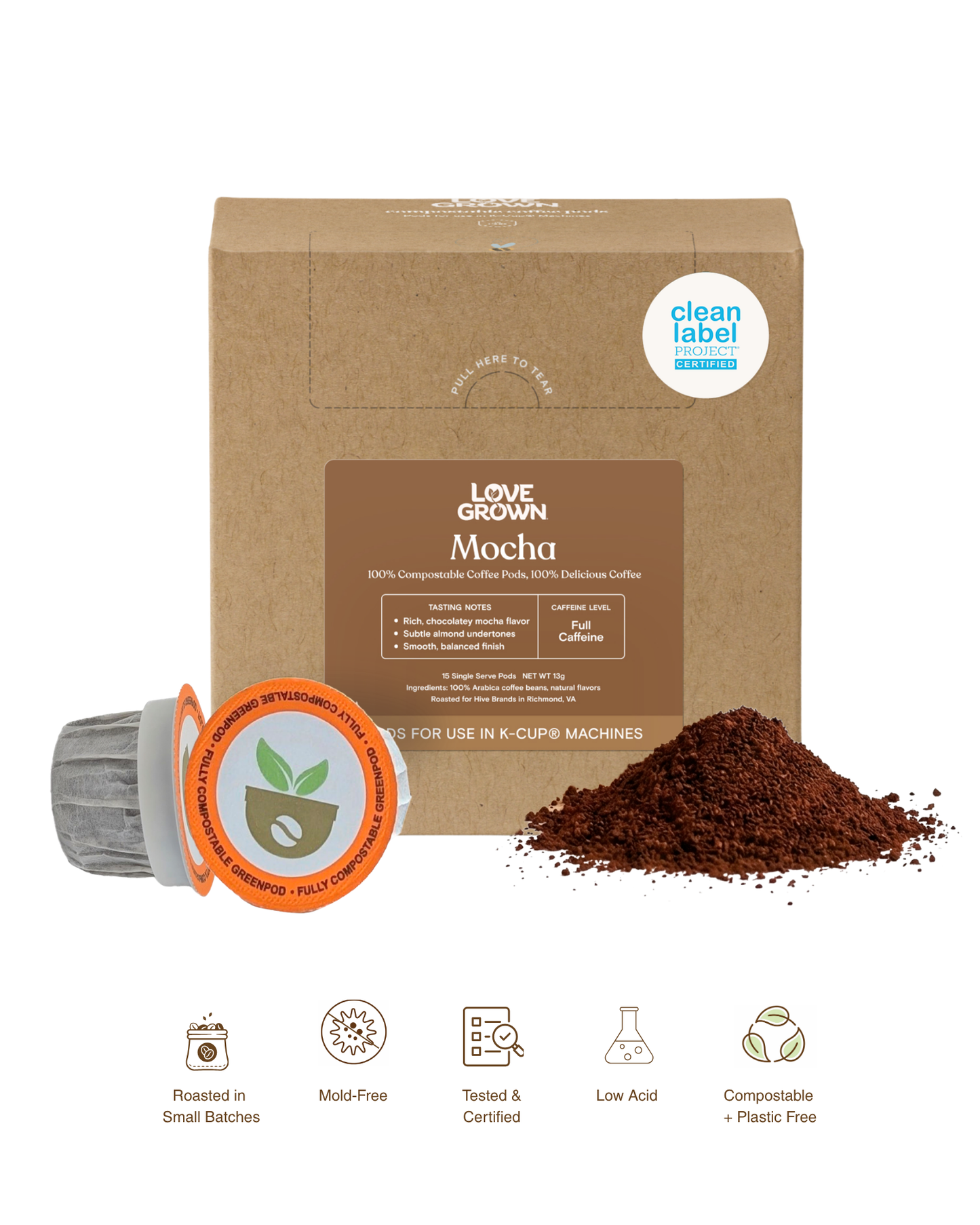 Compostable Coffee Pods for Keurig® Machines