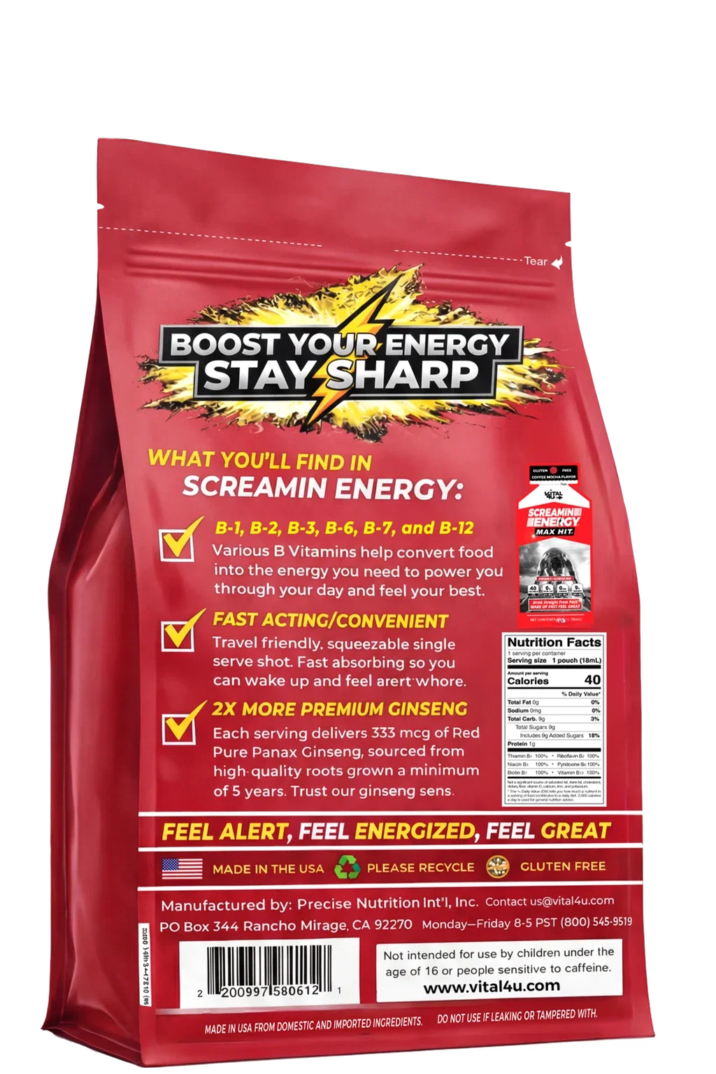 Screamin Energy Coffee Mocha